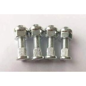 Rear Wheel Studs 90103-HB3-300 & Lug Nuts Replacement for 1988-2000 Honda TRX200 TRX300, TRX400FW 2007-2014 TRX420, 98-01 TRX450, 09-14 TRX500,1997-2024 TRX250 Recon rancher and Foreman Quads ATV