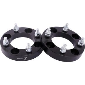 VLAOSCHI Black Forged ATV UTV 4x110 Wheel Spacers 1 Inch with 12x1.25 Studs Compatible with Yamaha Viking Wolverine YXZ1000R | CFMOTO ZForce 950 UForce 1000 - Pack of 2