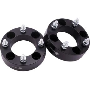 VLAOSCHI Black Forged ATV UTV 4x110 Wheel Spacers 1 Inch with 12x1.25 Studs Compatible with Yamaha Viking Wolverine YXZ1000R | CFMOTO ZForce 950 UForce 1000 - Pack of 2