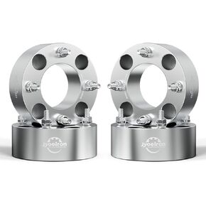 4x110 ATV Wheel Spacers - 2" Thickness 74mm Hub Bore 6061 T6 Aircraft Grade Aluminum Wheel Spacer Adapters with Studs, Fit for Honda Yamaha Suzuki ATV Wheels - 50mm ATV Accessories