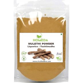 Organic Licorice Root Powder (3.5 oz - 100g), Mulethi Powder Organic for Face, Pure Licorice Root Extract for Skin, Dried Liquorice Root Herb, Extracto De Regalis, Glycyrrhiza Glabra (0.2 lb)