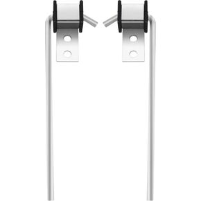 2 Pack Heavy Duty Steel Exhaust Hangers - 3/8 Rod x 10" for Universal Fit - Exhaust System Replacement Kit with Removal Tool