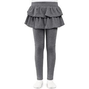 Girls Leggings Toddler Pants Leggings for Girls School Uniform Tutu Kids Ruffle Skirt Pull On Warm Clothes