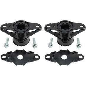 TRQ Rear Upper Shock Mount Kit Compatible with 2011-2018 Dodge Durango Jeep Grand Cherokee