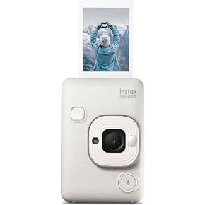 INSTAX Mini LIPLAY Hybrid Instant Camera - Misty White