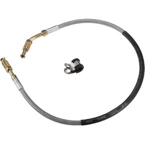 X AUTOHAUX 1 Set Front Left Brake Hose Line with Clamp for Magnum 325 2000 for Magnum 425 1995-1998 No.1930752