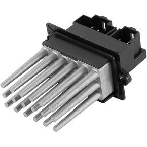 HVAC Blower Motor Resistor No.5012699AA Heater Blower Resistor for Jeep Grand Cherokee L6 4.0L 1999-2004 Metal ABS Black