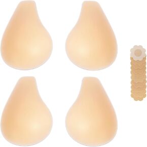 2025 Newest Added Lift Seamless Nipple Covers Ultra-Thin Push up Sticky Solid Silicone Pasties Women Adhesive Bras