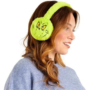 The Grinch Women Fluffy Earmuffs, Soft Cozy Winter Accessory - Gifts for Women