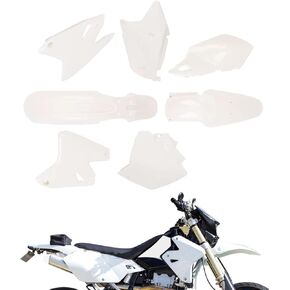 JFG RACING DRZ400 Plastic Kit,Motorcycle Plastics Kit DRZ400 Plastics For DRZ400SM DRZ400S DRZ400E Supermoto-Black