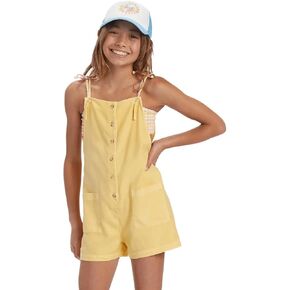 Billabong girls Wave Watch Overall Shorts (Little Kids/Big Kids)