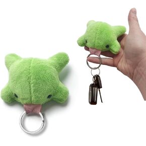 Agromusk Cute Frog Keychain,Kawaii Frog Plush Keychain,Green Frog Purse Bag Charms Funny Frog Decor Car Keys Gifts
