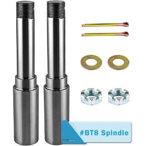 Trailer Idler Hub Kits with 6 on 5.5" Bolt Idler Hub & Round #42 Trailer Axle Spindle Fit for 5200 to 6000 lbs,Sets of 2