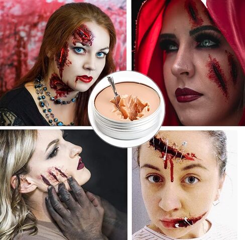 Go Ho Blood Splatter Fake Blood Washable(2.1 oz),Halloween Fake Blood Spray Eye Blood Drops Body Paint,Fake Blood for Clothes and Zombie Monster Vampire Clown Costume Cosplay Makeup,1PC in Saudi Arabia