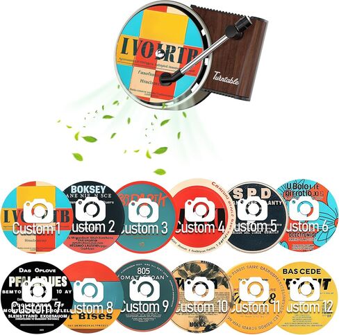 Maicican 12pcs Car Air Fresheners Vent Clips,Pop Singer Album Cover Record Player Car Fresheners for Women, Car Inter Accessories Music Lover Gift. (Fashion) in Saudi Arabia