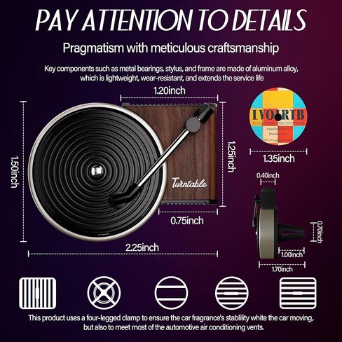 Maicican 12pcs Car Air Fresheners Vent Clips,Pop Singer Album Cover Record Player Car Fresheners for Women, Car Inter Accessories Music Lover Gift. (Fashion) in Saudi Arabia