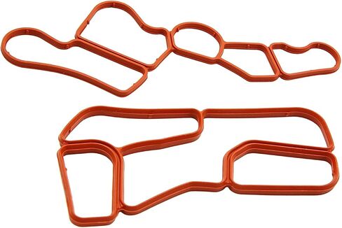 Engine Oil Filter Housing Gasket Set for Mercedes-Benz 2721840080 2721840280 Durable Material in Saudi Arabia