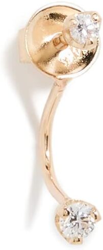 Zoe Chicco Women's 14k Mixed Round Diamonds Stud Jacket Single Earring in Saudi Arabia