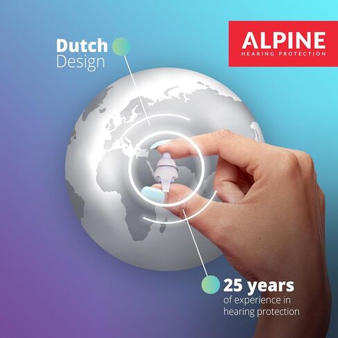 Alpine SleepDeep Multisize - Soft Ear Plugs for Sleeping and Concentration - New 3D Oval Shape and Noise Reducing Gel for Better Attenuation - 27dB - Ideal for Side Sleeper - 2-Pair Reusable: S + M/L in Kuwait