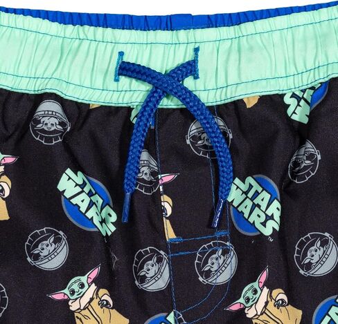 STAR WARS The Mandalorian The Child Pullover Rash Guard and Swim Trunks Outfit Set Little Kid to Big Kid in Kuwait