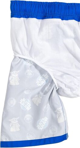 STAR WARS The Mandalorian The Child Pullover Rash Guard and Swim Trunks Outfit Set Little Kid to Big Kid in Kuwait