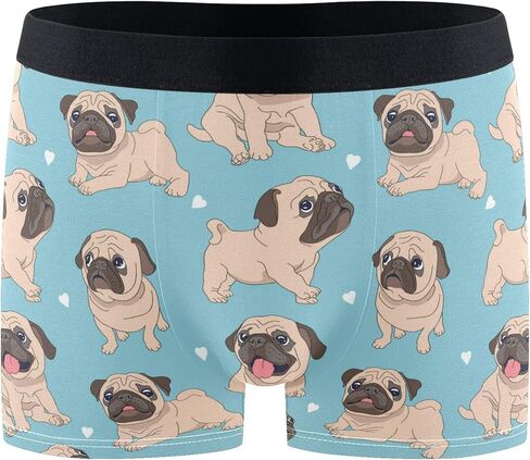 visesunny Underwear for Men Funny Pattern Boxer Briefs Moisture-wicking Soft Breathable Underpants in Saudi Arabia