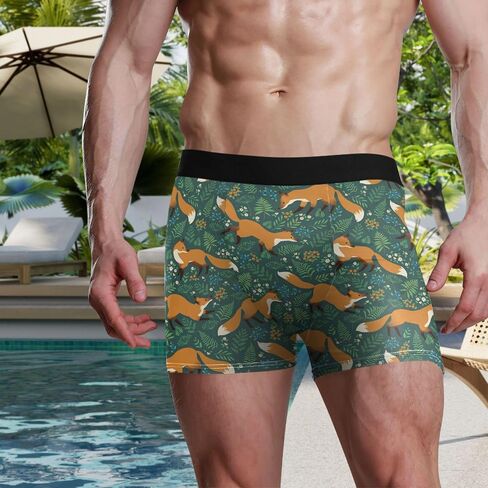 visesunny Underwear for Men Funny Pattern Boxer Briefs Moisture-wicking Soft Breathable Underpants in Saudi Arabia