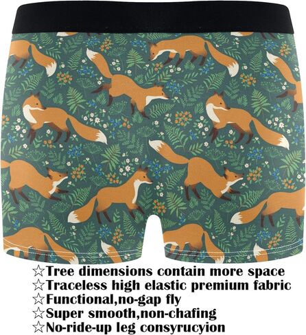 visesunny Underwear for Men Funny Pattern Boxer Briefs Moisture-wicking Soft Breathable Underpants in Saudi Arabia