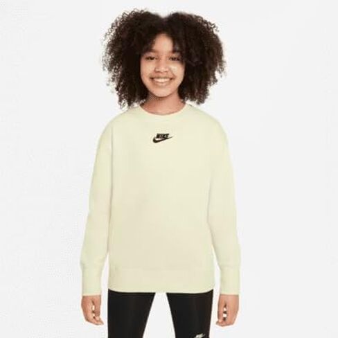 Nike NSW Club Fleece LBR BF Crew (Little Kids/Big Kids) in Saudi Arabia