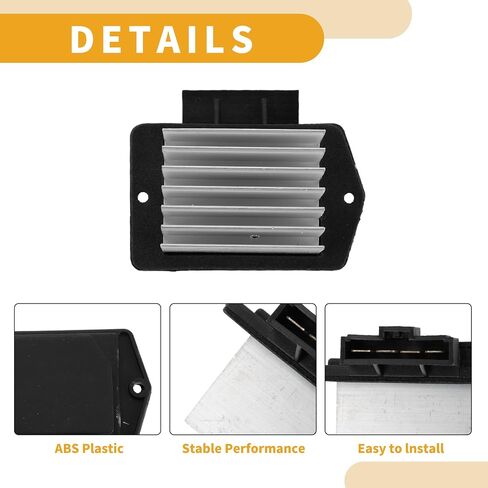 مقاوم محرك منفاخ HVAC رقم 8716548010 مقاوم منفاخ السخان لتويوتا هايلاندر 2001-2007 معدن ABS أسود in Saudi Arabia