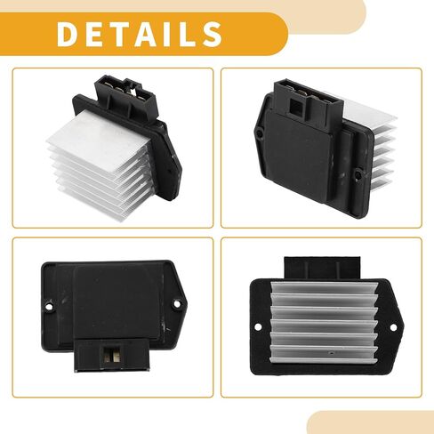 مقاوم محرك منفاخ HVAC رقم 8716548010 مقاوم منفاخ السخان لتويوتا هايلاندر 2001-2007 معدن ABS أسود in Saudi Arabia
