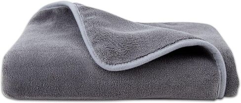 Amazon Basics Microfiber Towels for Cars, Drying Towel, Cleaning Cloth, 36"L x 25"W, Gray in Saudi Arabia