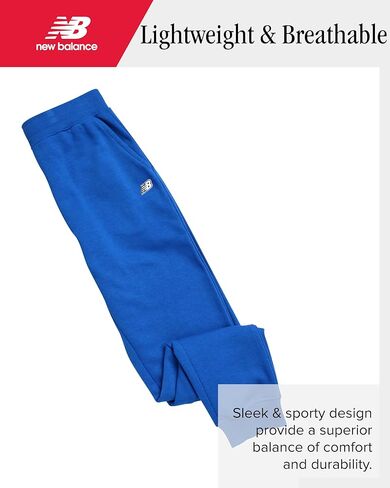 New Balance Boys' Jogger Pants - Lightweight Fleece Joggers for Boys - Athletic Performance Boys Jogger Sweatpants (8-20) in Saudi Arabia