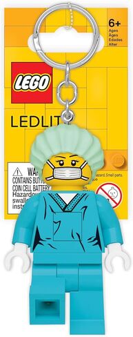 ليجو ميدالية مفاتيح مضيئة - جراح - مجسم بطول 3 بوصة (KE178H) in Kuwait