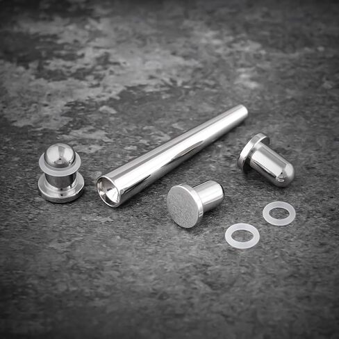 Stainless Steel Stretching Kit Plugs Expander Single Flat Top | Concave Auxiliary Taper/Stretcher Body Piercing Small Size Set in Saudi Arabia