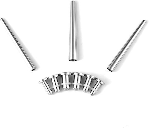 Stainless Steel Stretching Kit Plugs Expander Single Flat Top | Concave Auxiliary Taper/Stretcher Body Piercing Small Size Set in Saudi Arabia