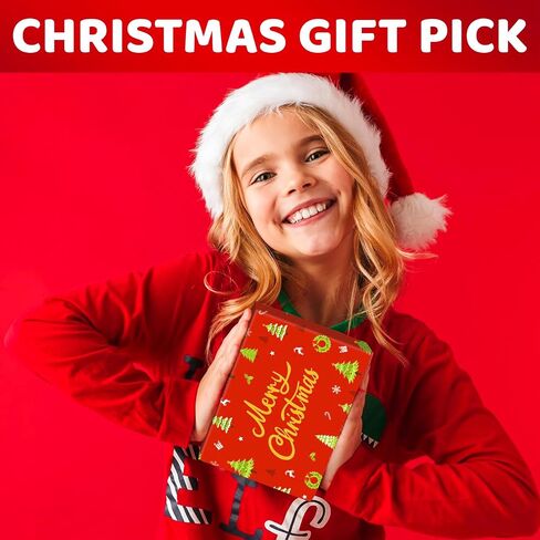 HAPPYPOP Christmas Gifts Stocking Socks for Kids - Sant Gnome Gifts for Boys Girls with Greeting Card 2pack in Saudi Arabia