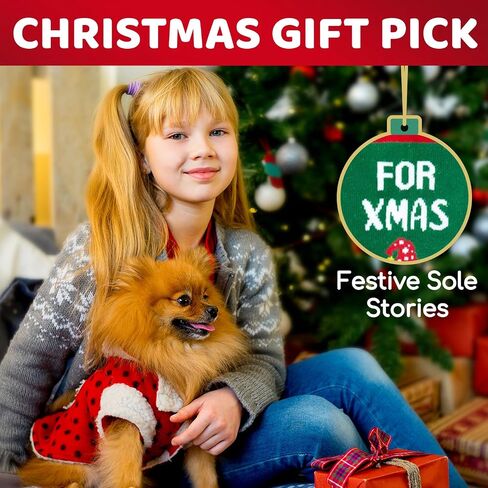 HAPPYPOP Christmas Gifts Stocking Socks for Kids - Sant Gnome Gifts for Boys Girls with Greeting Card 2pack in Saudi Arabia