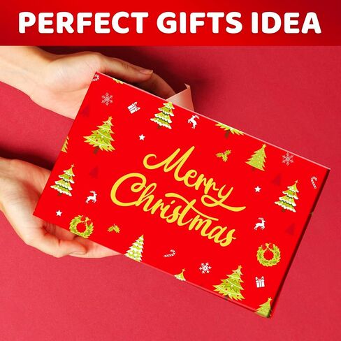 HAPPYPOP Christmas Gifts Stocking Socks for Kids - Sant Gnome Gifts for Boys Girls with Greeting Card 2pack in Saudi Arabia