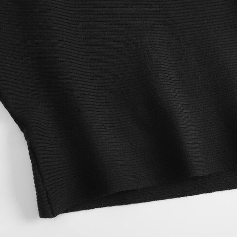Ckikiou Womens Lightweight Oversized Boat Neck Sweaters Tops Dolman Batwing Sleeve Ribbed Knitted Pullovers in Saudi Arabia