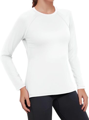 Rash Guard for Women UPF50+ Sun Shirt, Long Sleeve UV Protection Shirts Women Quick Dry Workout Shirts Hiking Swimming Tops in Saudi Arabia