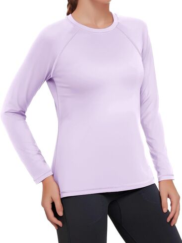 Rash Guard for Women UPF50+ Sun Shirt, Long Sleeve UV Protection Shirts Women Quick Dry Workout Shirts Hiking Swimming Tops in Saudi Arabia