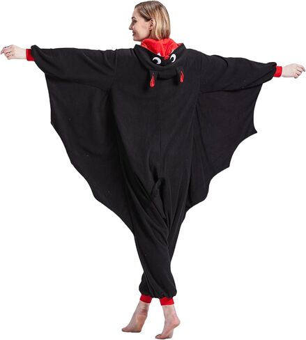 Adult Onesie Pajamas - Unisex Halloween Animal Cosplay Costume Sleepwear - Comfy One-Piece Suit for Men & Women in Kuwait