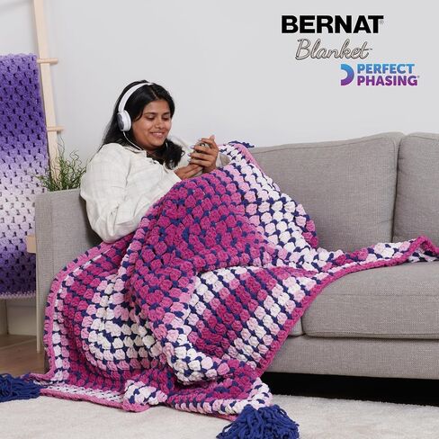 بطانية Bernat Perfect Phasing - عبوتان بطول 220 ياردة/10.5 أونصة Spice is Nice 100% من خيوط البوليستر in Saudi Arabia
