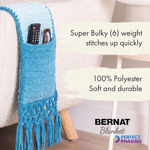 بطانية Bernat Perfect Phasing - عبوتان بطول 220 ياردة/10.5 أونصة Spice is Nice 100% من خيوط البوليستر in Saudi Arabia