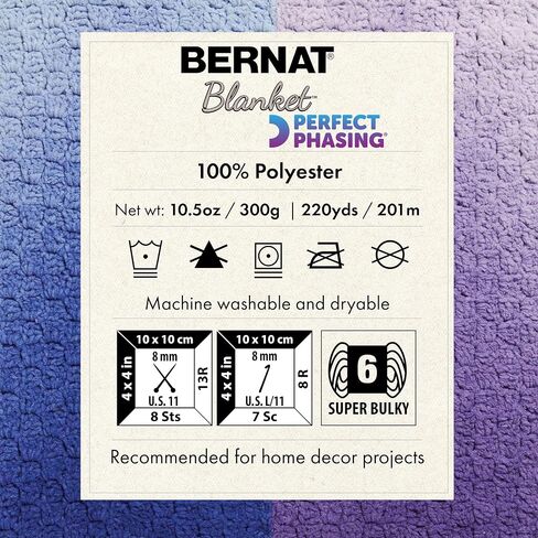 بطانية Bernat Perfect Phasing - عبوتان بطول 220 ياردة/10.5 أونصة Spice is Nice 100% من خيوط البوليستر in Saudi Arabia