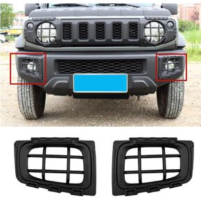 Fit for Suzuki Jimny 2Door 4Door 2019 2020 2021 2022 2023 2024 ABS Auto Front Fog Light Cover Lamp Protector Guards Cover Decorative Trim Car Retrofit Exterior Accessories