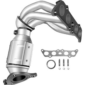 [Front]FortunaFlow Exhaust Manifold Catalytic Converter Compatible with Toyota Camry 2002-2006 2.4L,Reference 641518,16384(EPA Compliant)