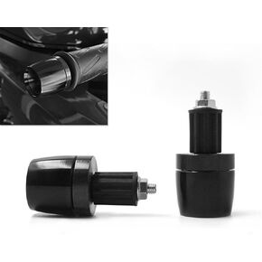 7/8" Universal Motorcycle Handlebar Grips Plug Aluminum Bar End Cap Sliders Replacement for Suzuki SV650 DR650 DR 650 S/SE Bandit GSF250 GSF600 GSF650 GSF1200