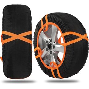 Tire Socks for Snow, Snow Socks for Car/SUV/Pickup - Better Alternative to Tire Chains 6005